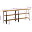 Solid Wood Top Console Table-1980550213