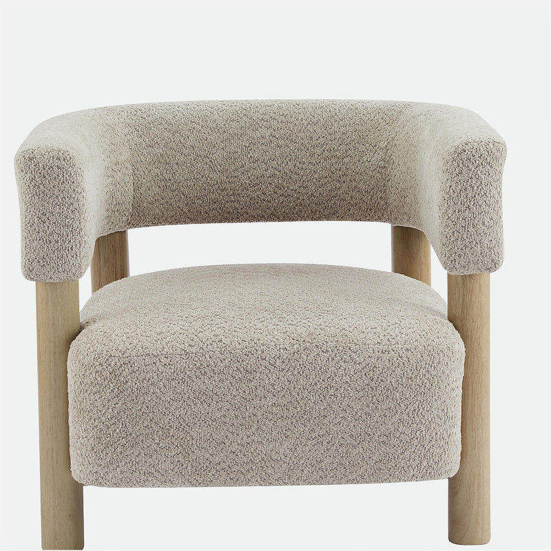 Fauteuil d'appoint rembourré Boucle