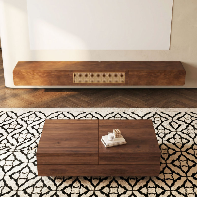 Ensemble de 2 pièces de 78,74 po de 78,74 po pour table de télé