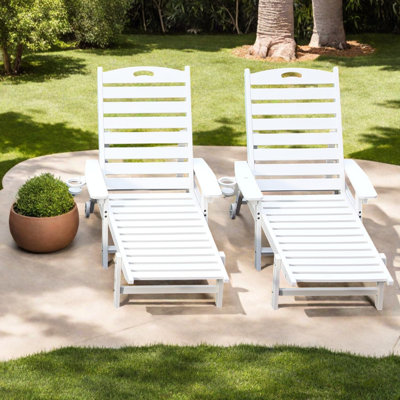 Méridiennes de patio réglables, ensemble de piscine moderne en grain de bois PEHD