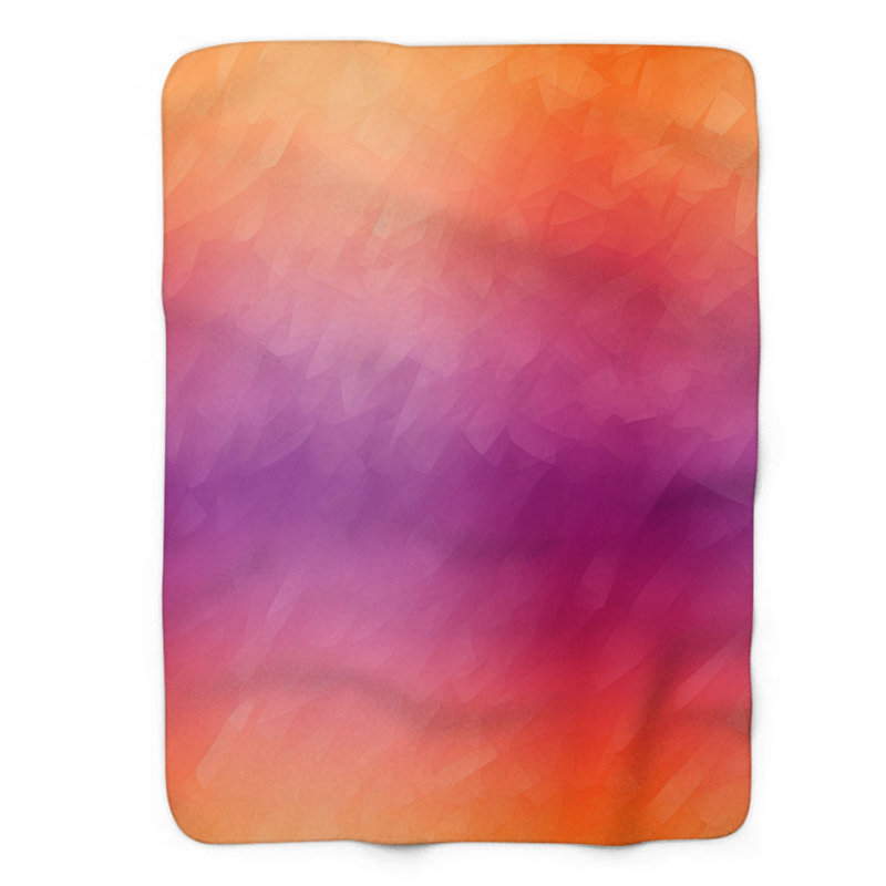 Dusk Ombre - 1 pièce Sherpa Premium, Lit simple