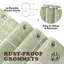 Rideau de douche Sage Green Boho Farmhouse