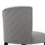 Le tabouret de 27 pouces au design moderne avec un tissu lisse et léger et un repose-pieds circulaire avec une finition dorée, crée un look sophistiqué et luxueux-41881666