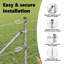 Galvanised Steel Border Fencing-1002326896-1002326897