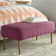 Wauhillau Polyester Blend Upholstered Bench