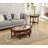 Ashel Glass Top End Table