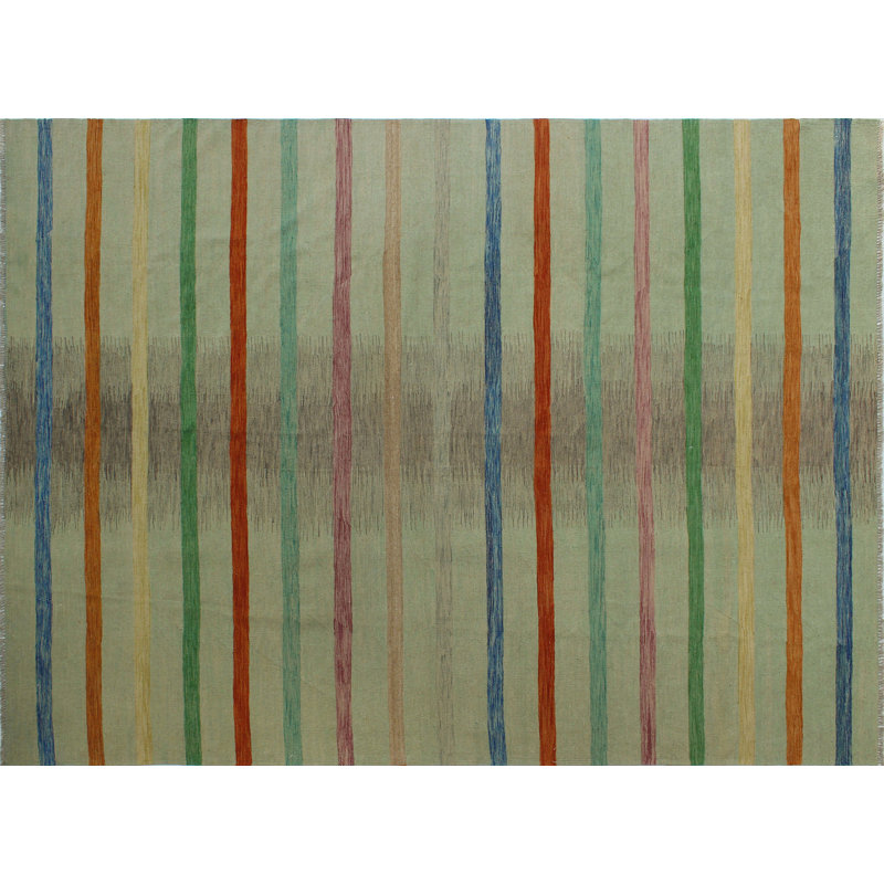 Benge Wool Geometric Indoor Rug