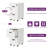 Ecobet Metal 2 -Drawer Mobile File Cabinet Office Storage Cabinet with Lock-93022690