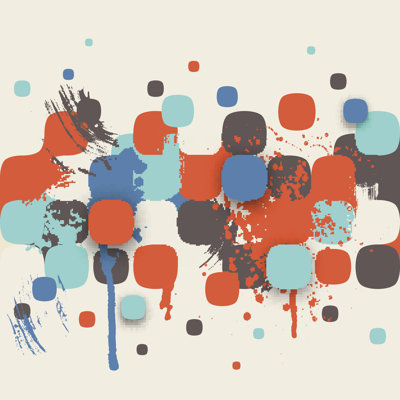 Palenville Paint Splashes - Wrapped Canvas Print