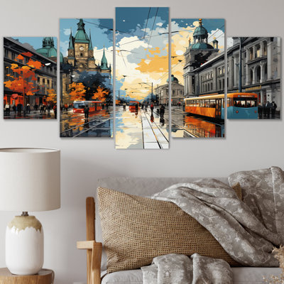 City Munich Popart II Cities & Countries Wall Decor on Metal