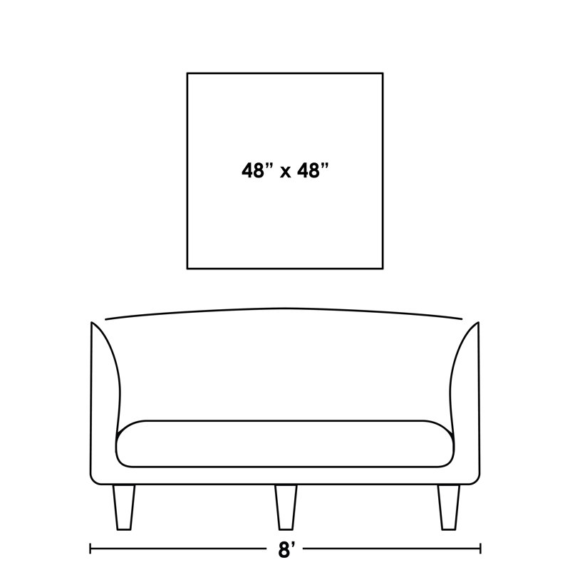 Study Print, 48" H x 48" W
