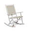 Chaise berçante d'extérieur en bois massif avec coussins Carberg-1218182696