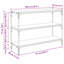Book Cabinet Engineered Wood and Steel Media Rack/Sizes-147762611