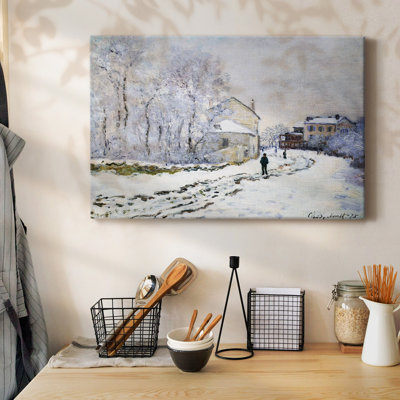 Snow in Argenteuil, 1875-Gallery Wrapped Canvas