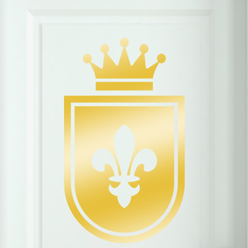 Wall Decal, Shiny Gold