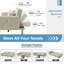 Canapé convertible capitonné double / double 75,59 po-97766593