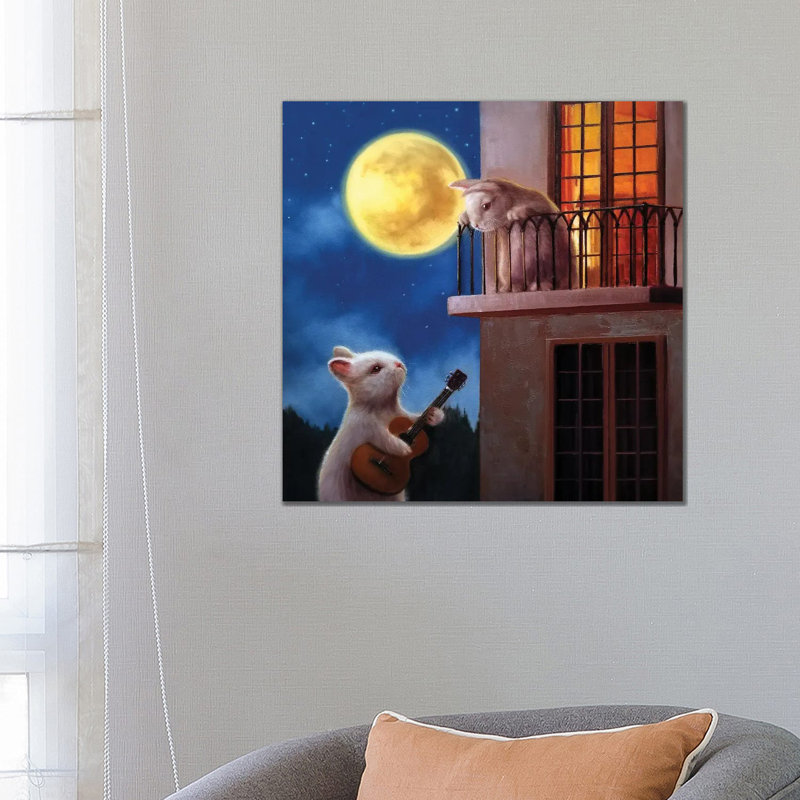 Moonlight Serenade by Lucia Heffernan - Wrapped Canvas Print, 66.04 cm H x 66.04 cm W x 3.175 cm D