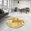 Tapis contemporain jaune / gris-1330502917