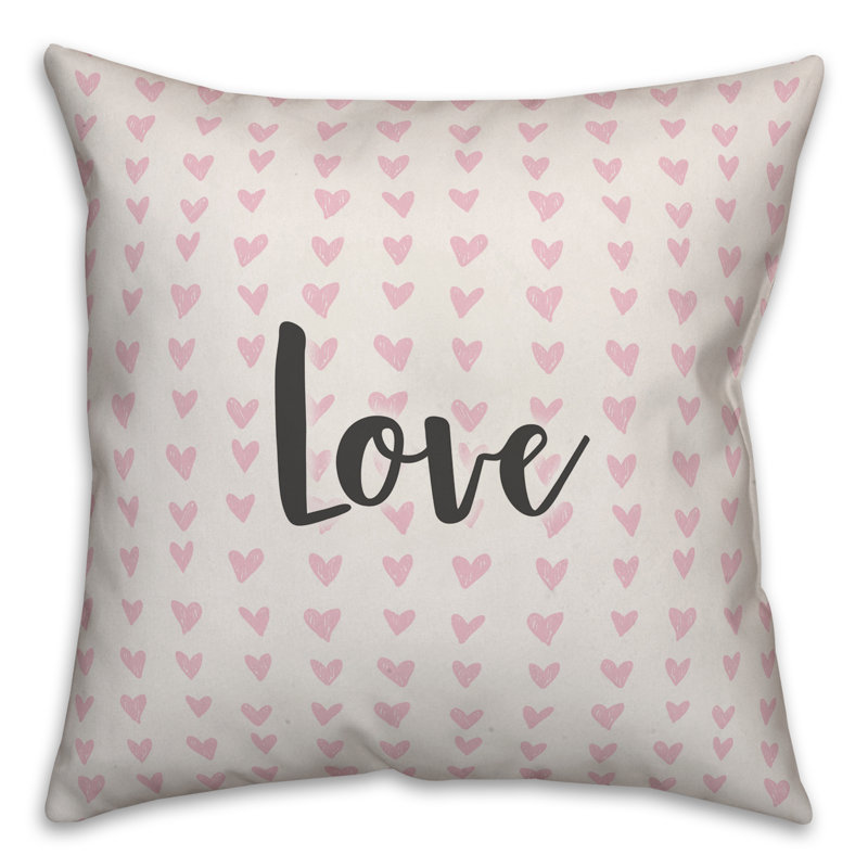  Coussin décoratif Love in Hearts, Coussin décoratif