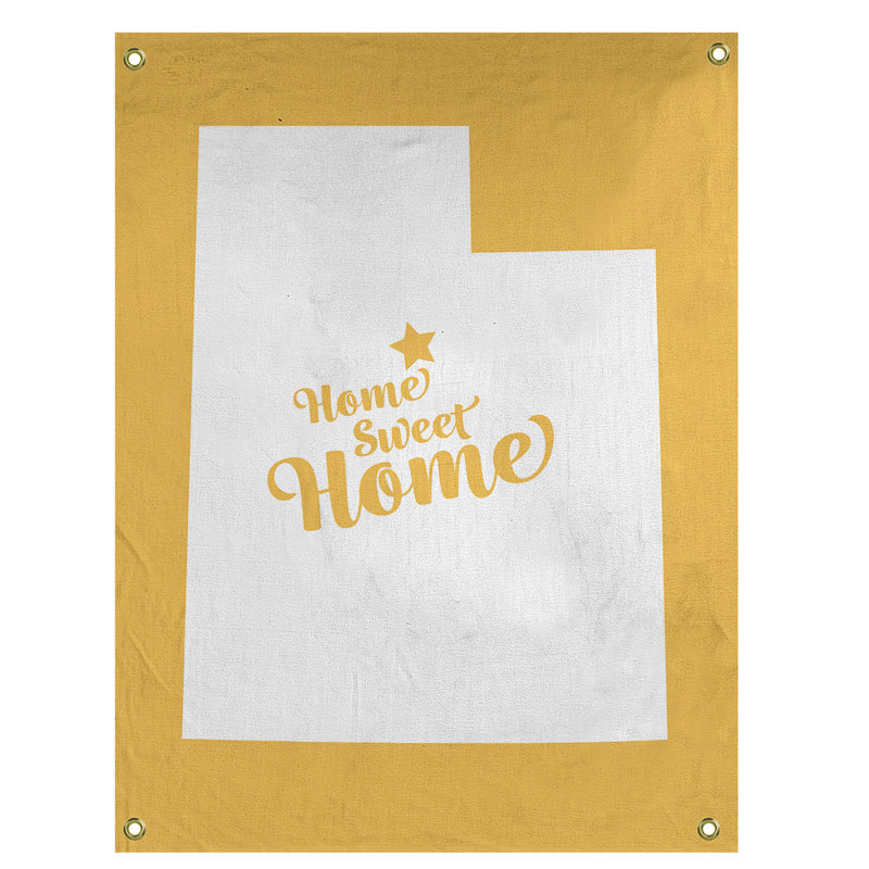 Tapisserie murale provo doux pour la maison, H 80 po x l 59 po, Jaune