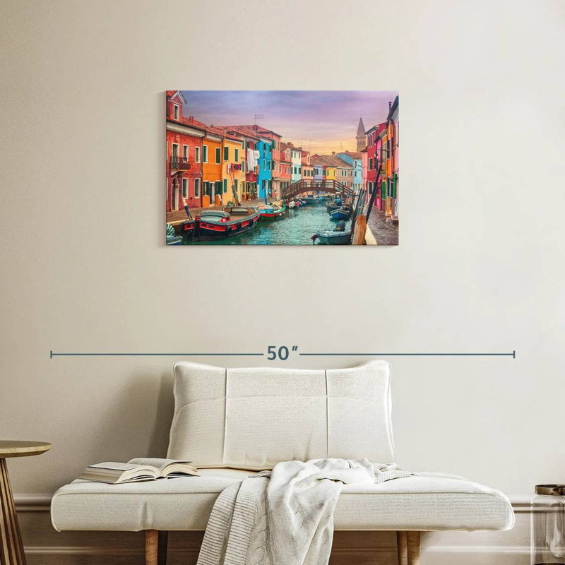 Kavia Dusk In Burano, H 20 po x l 30 po