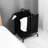 Large 110l Cloth 2 Laundry Hamper With Lid, Sorting Cards For Capacity Black Clothes &