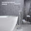 Robinet de baignoire sur pied à poignée simple avec douche à main Rainlex-69650689