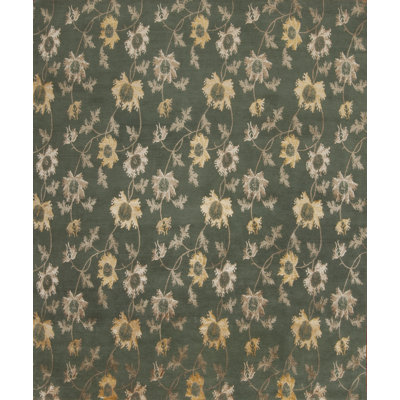 Modern Tibet Hand Knotted Floral Area Rug