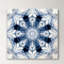 «Indigo Kaleidoscope III», impression sur toile tendue-1370824266