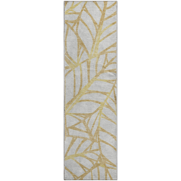 Premium Machine Washable Lisse Gold Rug