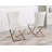 Yulianna 78" Marble 5 Pcs Dining Set-117824724-117824725