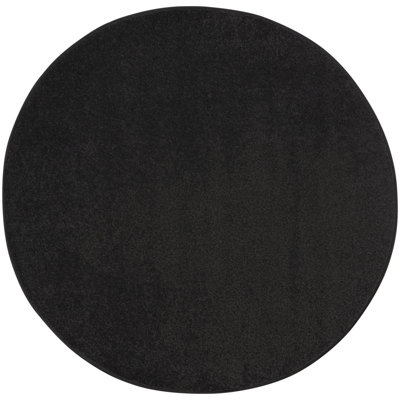 Tapis intérieur / extérieur noir Nourison Essentials