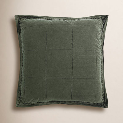Stonewashed Cotton Canvas Solid Color Classic Chic Casual Modern Rustic Pillow Sham