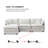 105" Modular Sectional Couch-1420590673