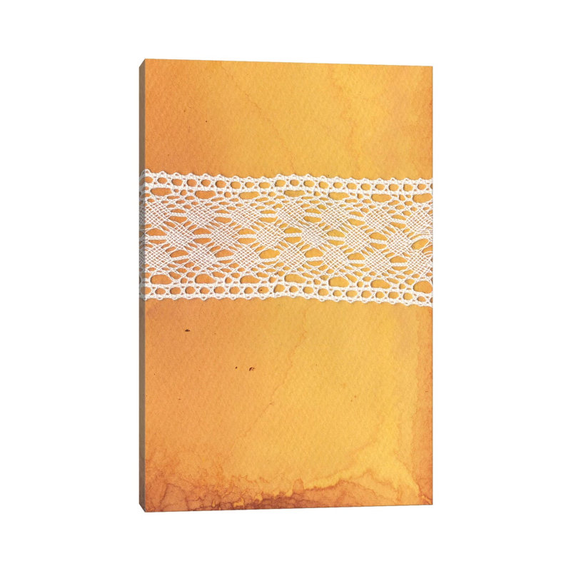 Mustard And Lace by Whales Way - Print on Canvas, 66.04cm H x 45.72cm W x 3.81cm D, Wrapped Canvas