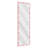 Wall standing Bedroom Hotel Full Length Mirror with LED Bulbs Touch Control