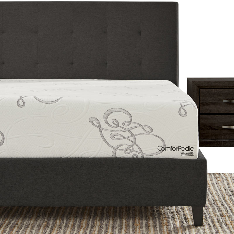 Comforpedic From Beautyrest 12" Providence Hotel Premier Medium-Firm HyPURGel Memory Foam Mattress, Queen