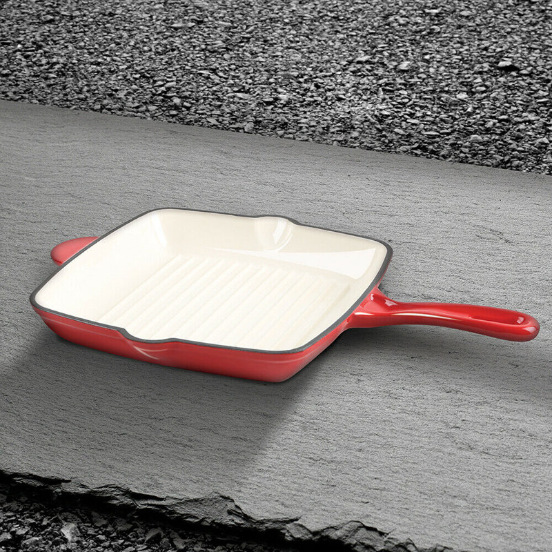 Urbn-Garden Cast Iron Non-Stick 43cm Frying Pan