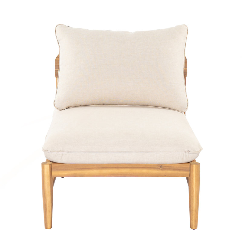 Modern Outdoor L-Shape Sofa with Cushion