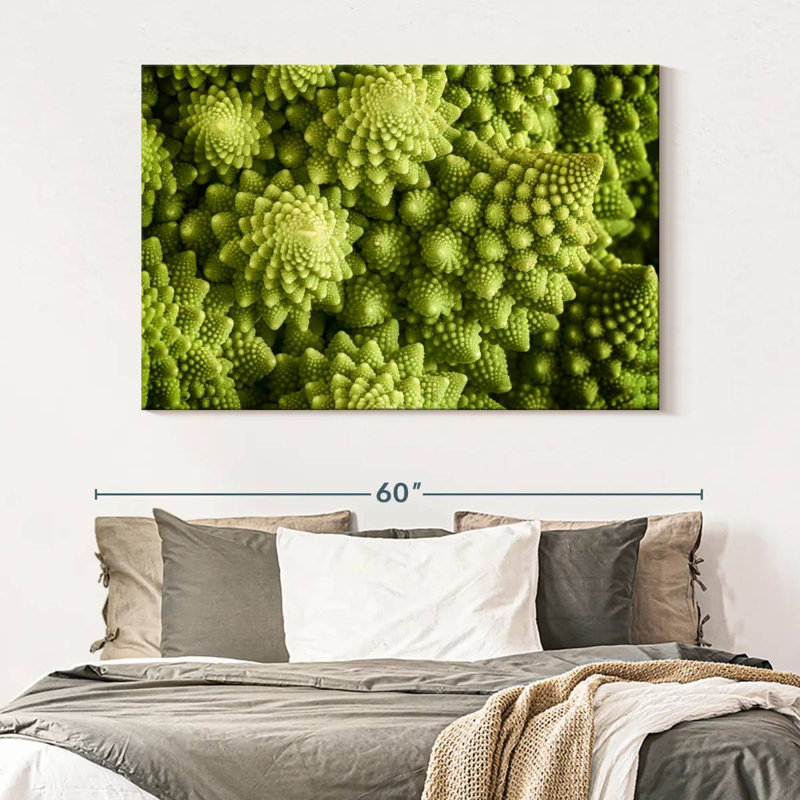 Fresh Romanesco Broccoli, 34" H x 51" W