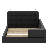 Upholstered Platform Bed With Reading Lights-1116596381