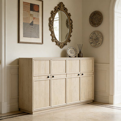 Medieval-style side cabinet for the living room