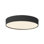 Rynn 5-in Black dimmable LED Flush Mount