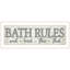 «Bath Rules», art mural encadré pour le salon et la maison, par Susie Boyer-607547264