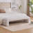 69.7"Wide Modern Upholstered Armless Bed Bench, Channel Tufted Couch Daybed Chaise, Chenille Ottoman Foot Stool For Living Room And Bedroom, Entryway, Ivory-518789269