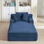 Chaise longue compressée avec revêtement en velours côtelé-118377185