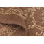 Tapis de surface en laine 7 pi x 9 pi 10 po one-of-kind noué la brun Mehdi