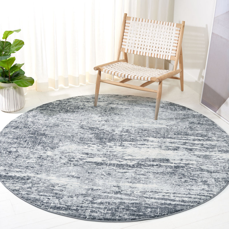 Acadia Performance Abstract Rug, Round 3'