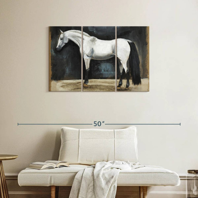 Brampt Equestrian Studies II, 24" H x 38" W