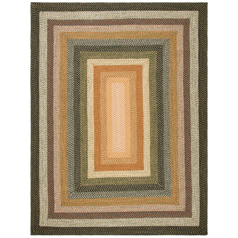 Aylward Striped Multi Indoor/Outdoor Rug, Rectangle 243.84 x 304.8 cm